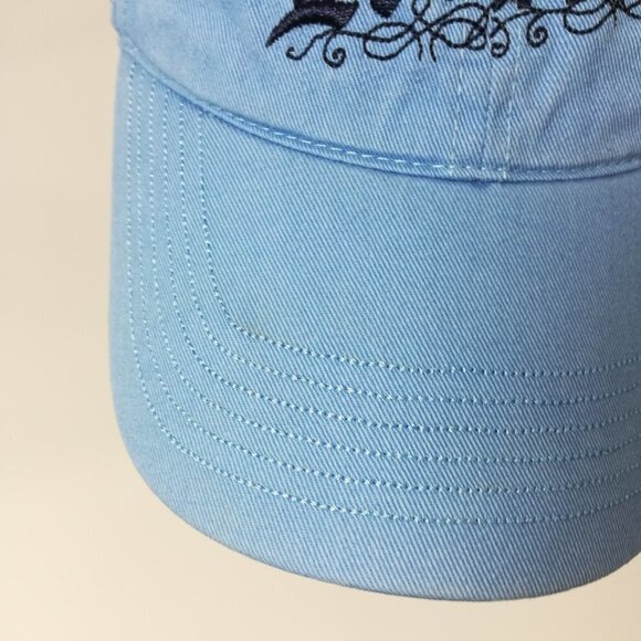 Roper Adjustable Cotton Baseball Cap Blue - Picture 7 of 13
